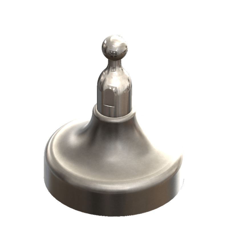 3/8" Calibration Sphere Stainless Steel with Base