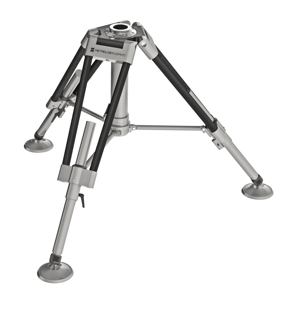 Kodiak Series Heavy-Duty Portable Metrology Tripod - with Carbon
