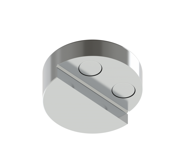 Edge Nest for 1.5" SMR for Leica, FARO, API Laser Tracker with Back Side Magnets