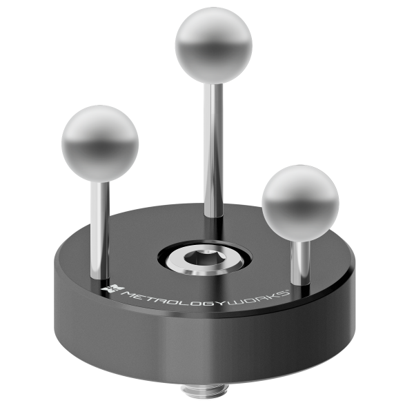 Scanning Artifact - Qty (3) 0.5" Stainless Steel Spheres with Matte Finish