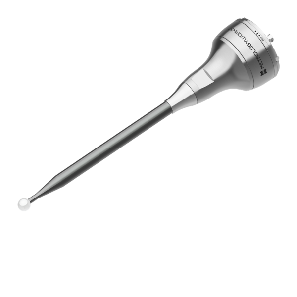6mm 101.6mm Carbide Extended Zircon Ball Probe (Kinematic mount) for Quantum Arms