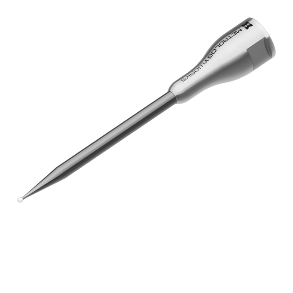 Carbide Extended Ball Probe, 2 mm Ball 76.2mm Extension (8 mm female thread)
