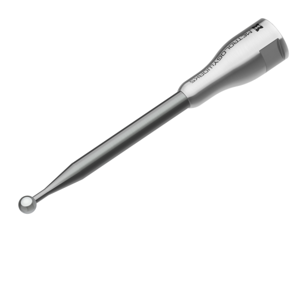 Carbide Extended Ball Probe, 6 mm Stainless Steel Ball 76.2mm Extension (8 mm female thread)