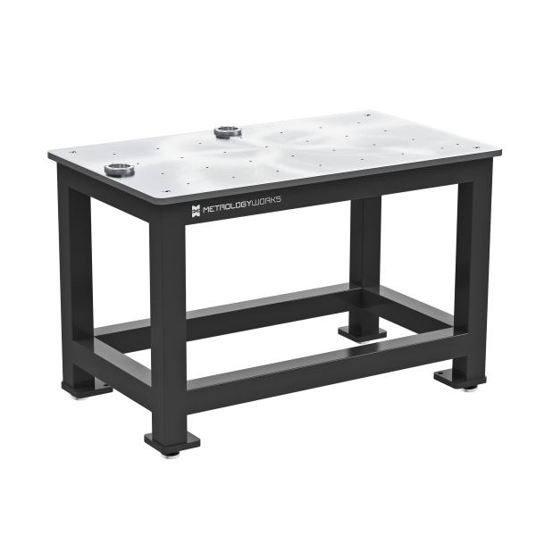 Steel Top Inspection Table 28"X48" for Mounting Portable CMM FARO Arm Romer Arm Kreon Arm